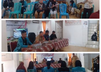 BPD Desa Bungko Hadiri Pertemuan dengan Mahasiswa Universitas Bina Mandiri Gorontalo