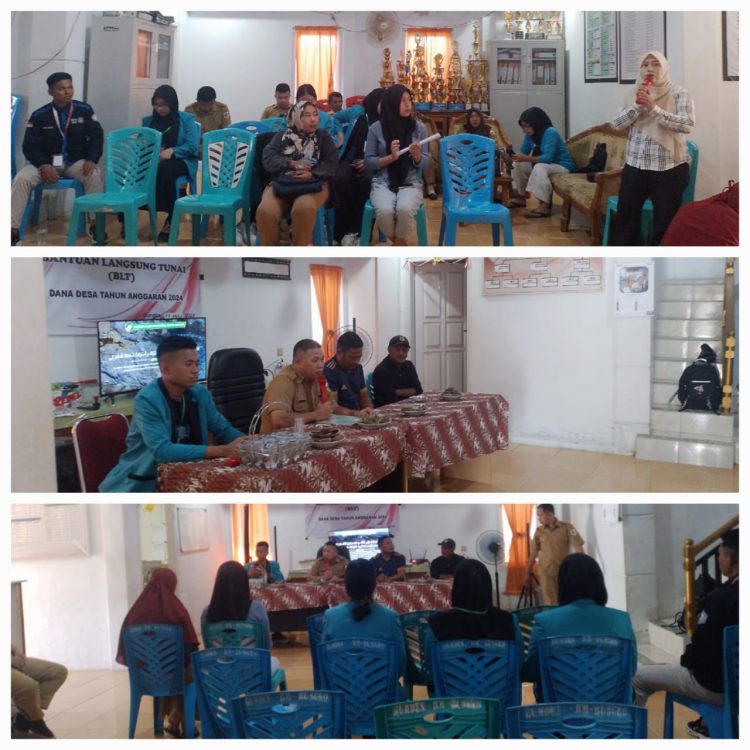 BPD Desa Bungko Hadiri Pertemuan dengan Mahasiswa Universitas Bina Mandiri Gorontalo